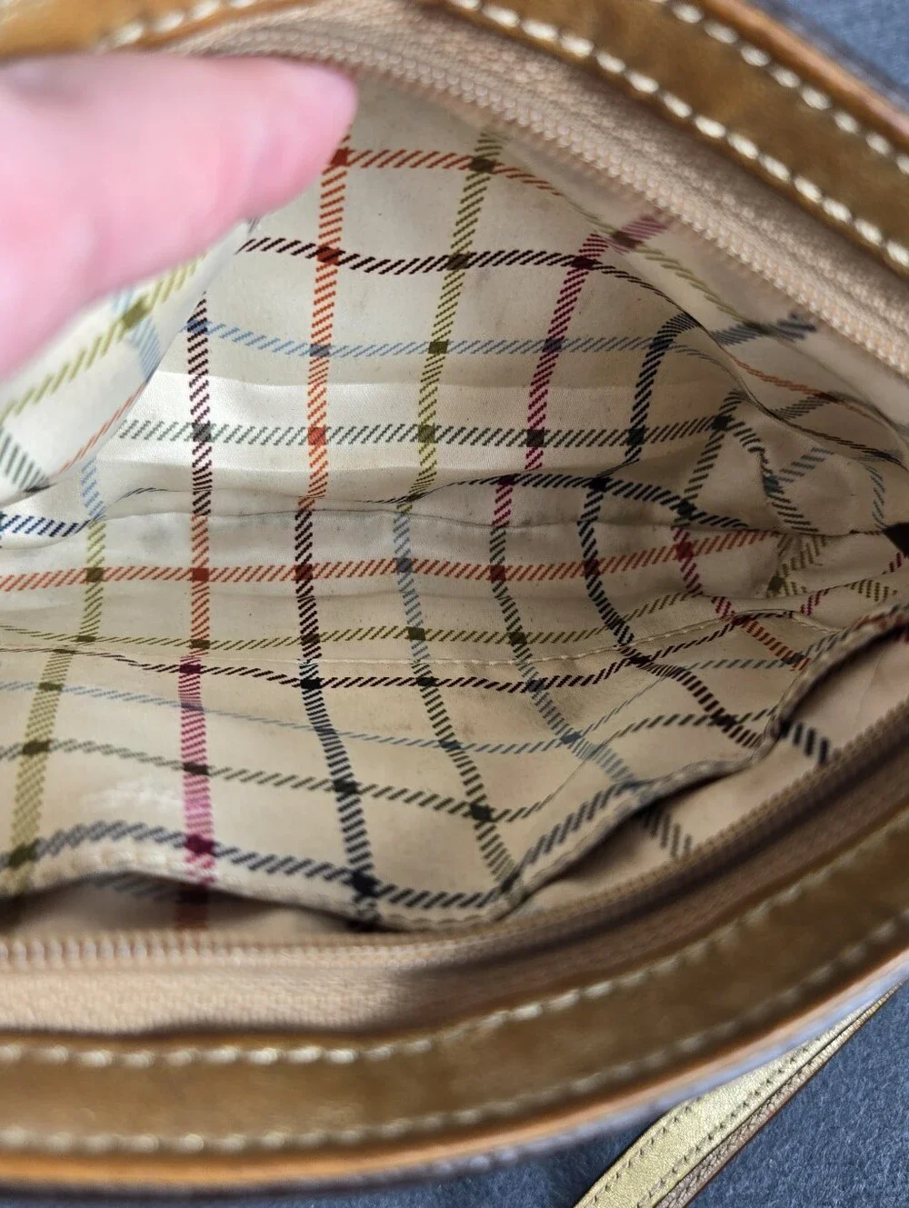 Coach Y2K Vintage Brown/Tan Signature Canvas Wristlet